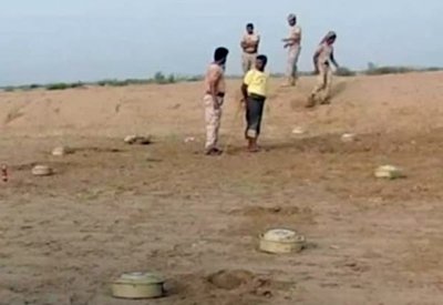 شاهد الجيش اليمني ينزع 680 لغما زرعها الحوثي بحجة وصعدة