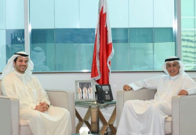 وزير الصناعة يستقبل مدير عام مصنع بترجي للأدوية والمستلزمات الطبية
