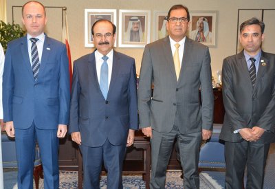 الدكتور ميرزا يبحث تعزيز التعاون  القائم مع شركة Linxon  بمجالات  الكهرباء والماء