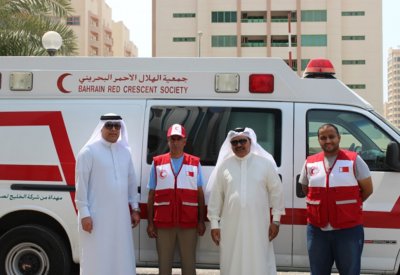 الهلال الأحمر يخصص سيارة إسعاف لمرافقة بعثة البحرين للحج