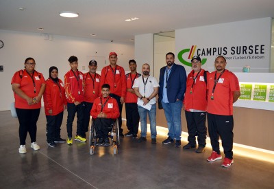 وفد البحرين يصل سويسرا للمشاركة في بطولة العالم للألعاب البارالمبية للناشئين