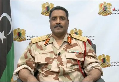 غارة جوية للجيش الليبي على معسكر النقلية جنوب طرابلس
