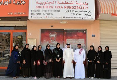 بلدية "الجنوبية" تدرب 48 طالباً من المدارس والجامعات الحكومية والخاصة