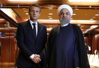  ماكرون يبحث مع روحاني التوتر الأميركي-الإيراني