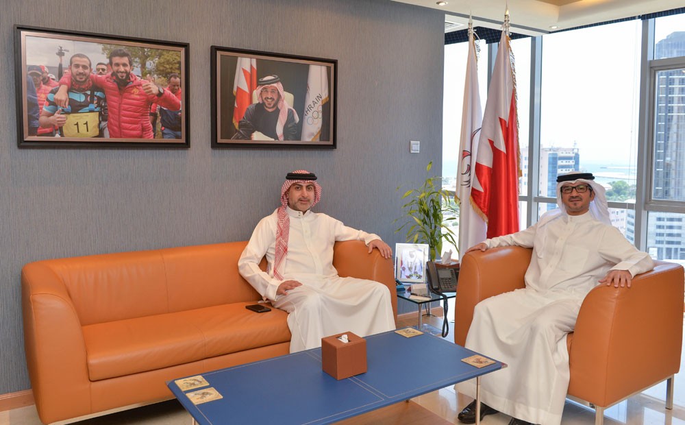 النصف يشيد بدعم شركة ابراهيم خليل كانو للحركة الرياضية