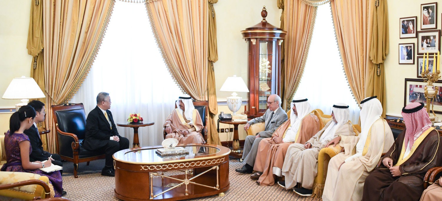 سمو رئيس الوزراء: مستويات متقدمة وصلت اليه العلاقات البحرينية التايلاندية