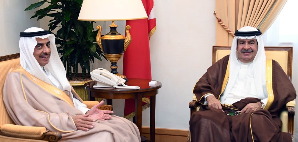 سمو الشيخ علي بن خليفة يستقبل السفير السعودي لدى البحرين