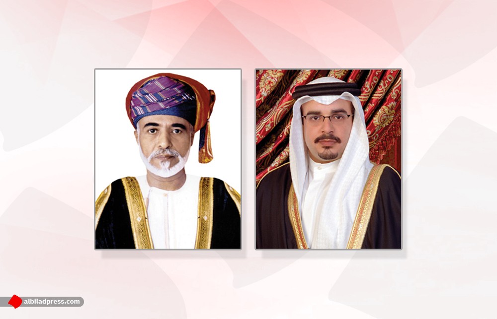 سمو ولي العهد يهنئ السلطان قابوس بذكرى يوم النهضة المباركة