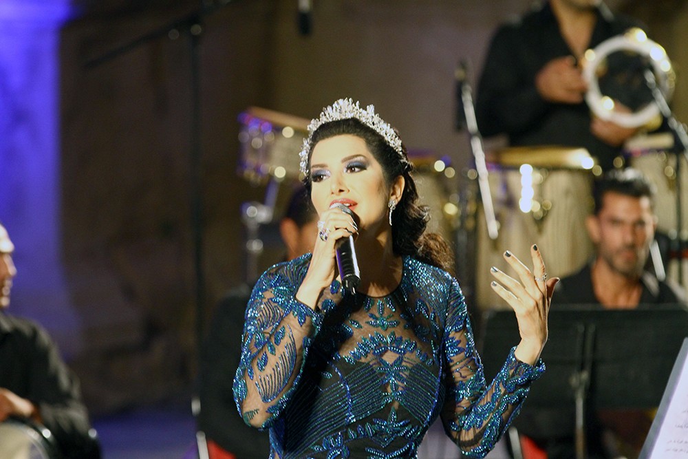 الفنانة زين عوض تشعل مسرح مهرجان جرش