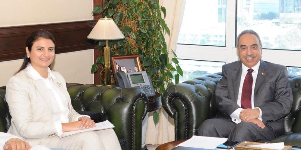 وزير الأشغال يبحث مع النائب سوسن كمال احتياجات ثانية العاصمة