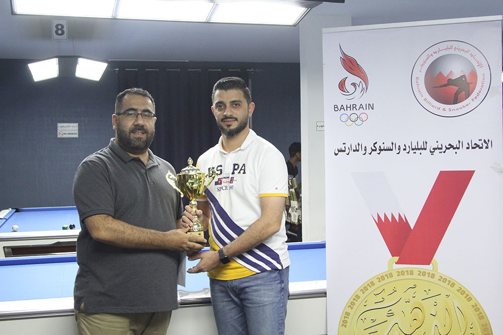 دعم الأولمبية البحرينية سبب نجاح تصنيفية البليارد