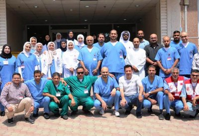 د.عبيد يجتمع بأعضاء اللجنة الطبية ويًعلن عن افتتاح عيادة بعثة البحرين للحج
