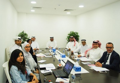 الأمانة العامة للمجلس الأعلى للشباب والرضية تجتمع مع فريق عمل اللجنة الأولمبية البحرينية