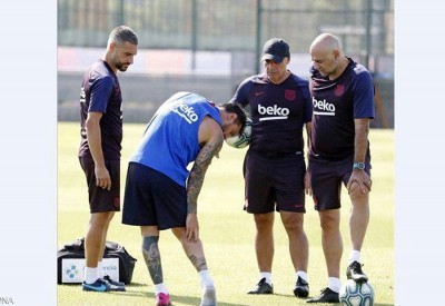  برشلونة يعلن إصابة ميسي