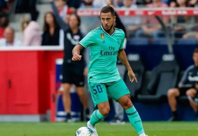  هازارد سعيد بتسجيل هدفه الأول بقميص ريال مدريد
