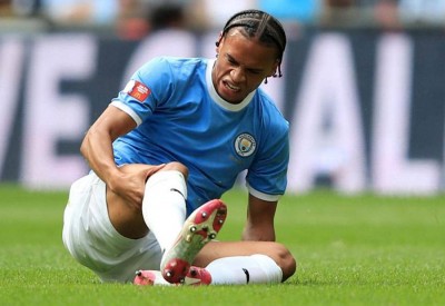  غوارديولا يعلن مدة غياب ساني عن الملاعب