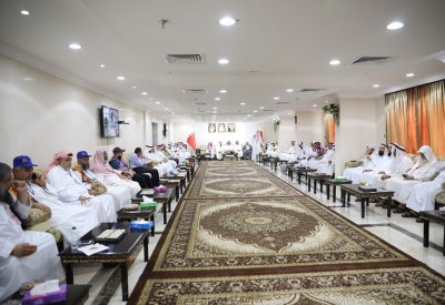 بعثة الحج تستضيف أصحاب الحملات البحرينية لتبادل التهاني والتبريكات