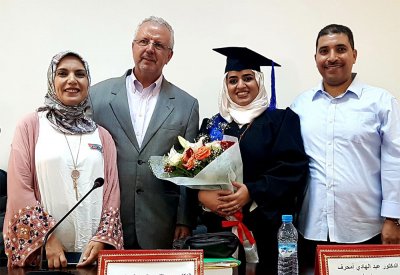 منيرة السبيعي تحصل على الدكتوراه من المغرب