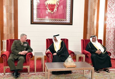 العاهل: البحرين تقدر موقف واشنطن إزاء أمن واستقرار المنطقة وردع التهديدات
