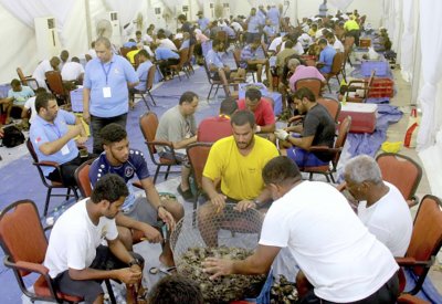 خالد علي يفوز بكأس سمو الشيخ محمد بن ناصر لاستخراج المحار بالطريقة التقليدية