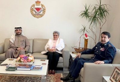سعادة المفتش العام بوزارة الداخلية يستقبل رئيس المؤسسة الوطنية لحقوق الإنسان