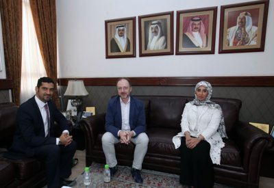 المبارك يبحث مجال التعاون في التشجير بين شئون البلديات وجامعة (هارفارد)