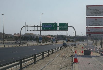 الأشغال: بدء أعمال المرحلة الأولى من مشروع تطوير شارع الشيخ زايد