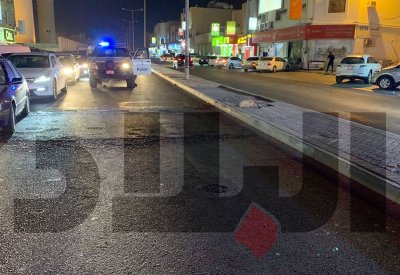 بالصور: شاحنة "سطحة" تصطدم بستيني يمشي بشارع سترة.. و يتوفى 