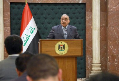 عبدالمهدي: العراق مستعد للرد بحزم على أي عدوان