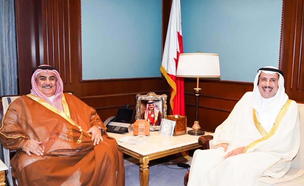 معالي وزير الخارجية يستقبل سفير دولة الكويت الشقيقة بمناسبة انتهاء فترة عمله