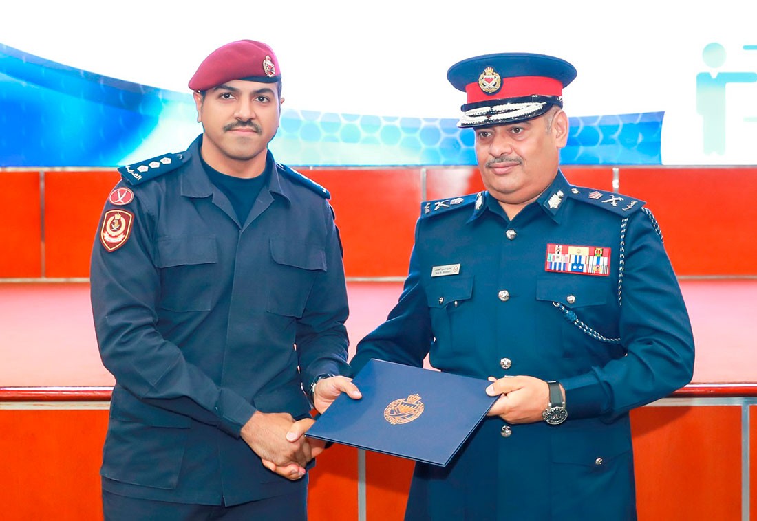رئيس الأمن العام يشهد تخريج المشاركين في عدد من الدورات التدريبية 