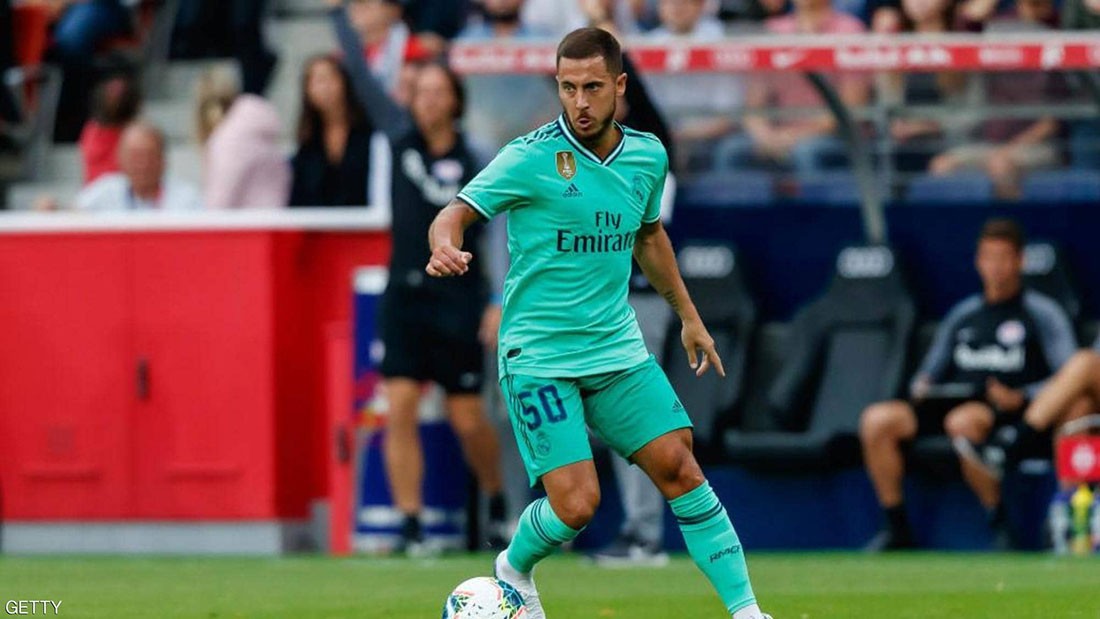  هازارد سعيد بتسجيل هدفه الأول بقميص ريال مدريد
