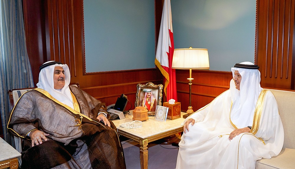 معالي وزير الخارجية يستقبل الأمين العام لمجلس التعاون لدول الخليج العربية