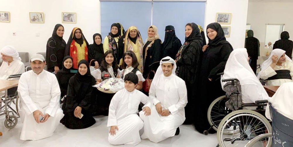 الكلمة الطيبة تزور مركز المحرق للرعاية الاجتماعية