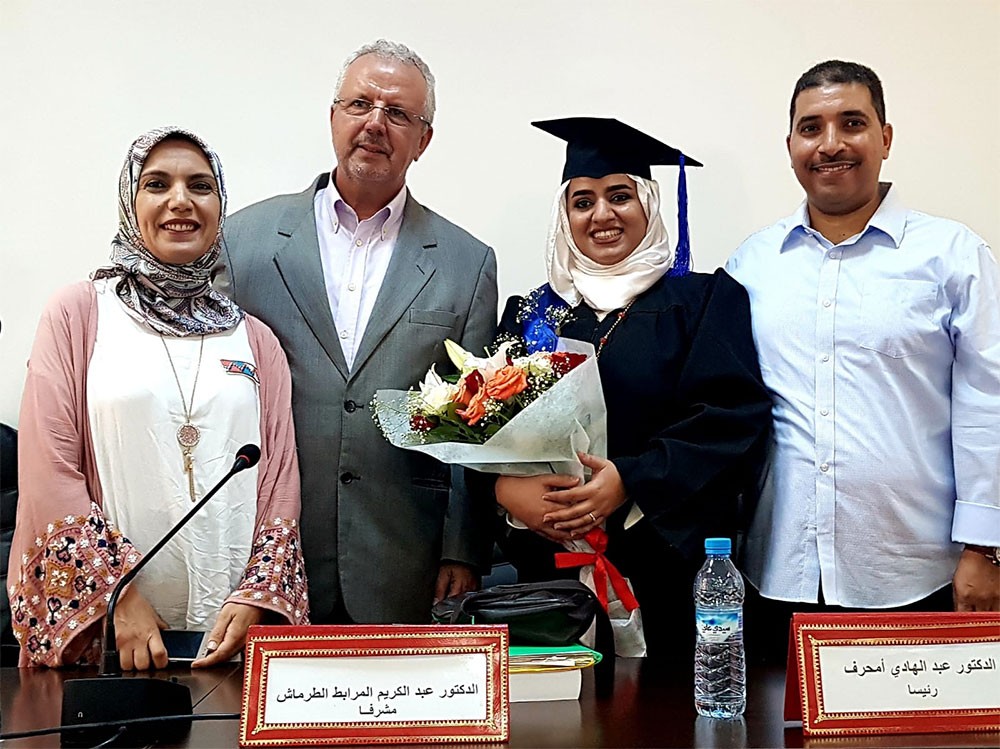 منيرة السبيعي تحصل على الدكتوراه من المغرب