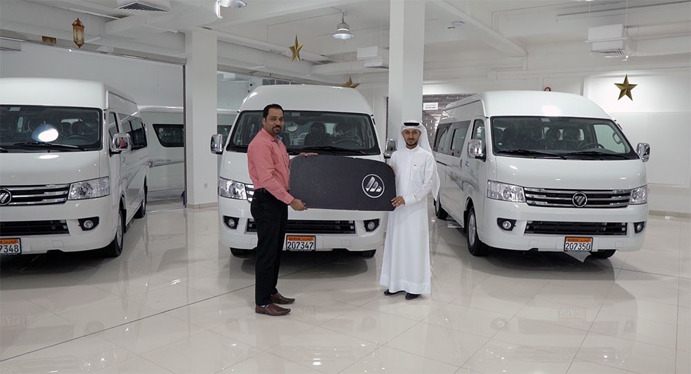 Foton Motor تسلم أسطولاً من سياراتها لشركة  عبدالله الدرازي 