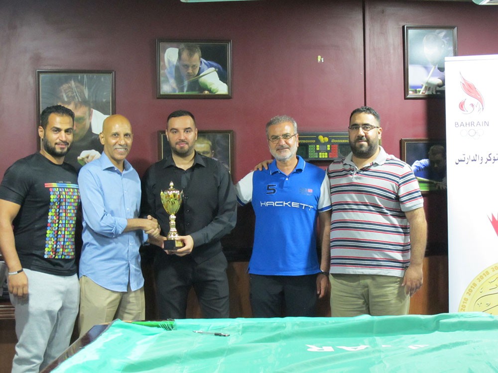 حبيب صباح بطل التصنيفية الثانية للسنوكر