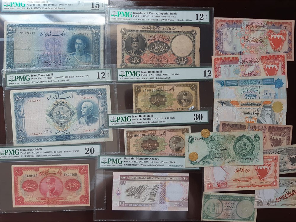 نوادر العملات العالمية في مزاد أرادوس السبت
