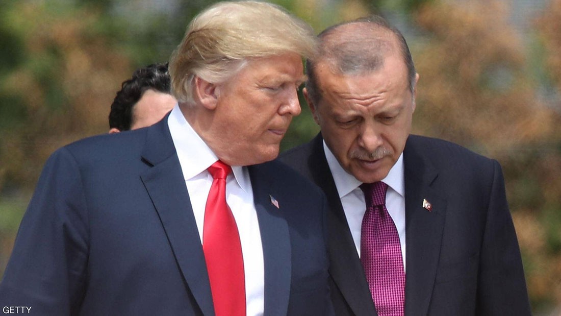 أردوغان يبحث التطورات في سوريا مع ترامب 