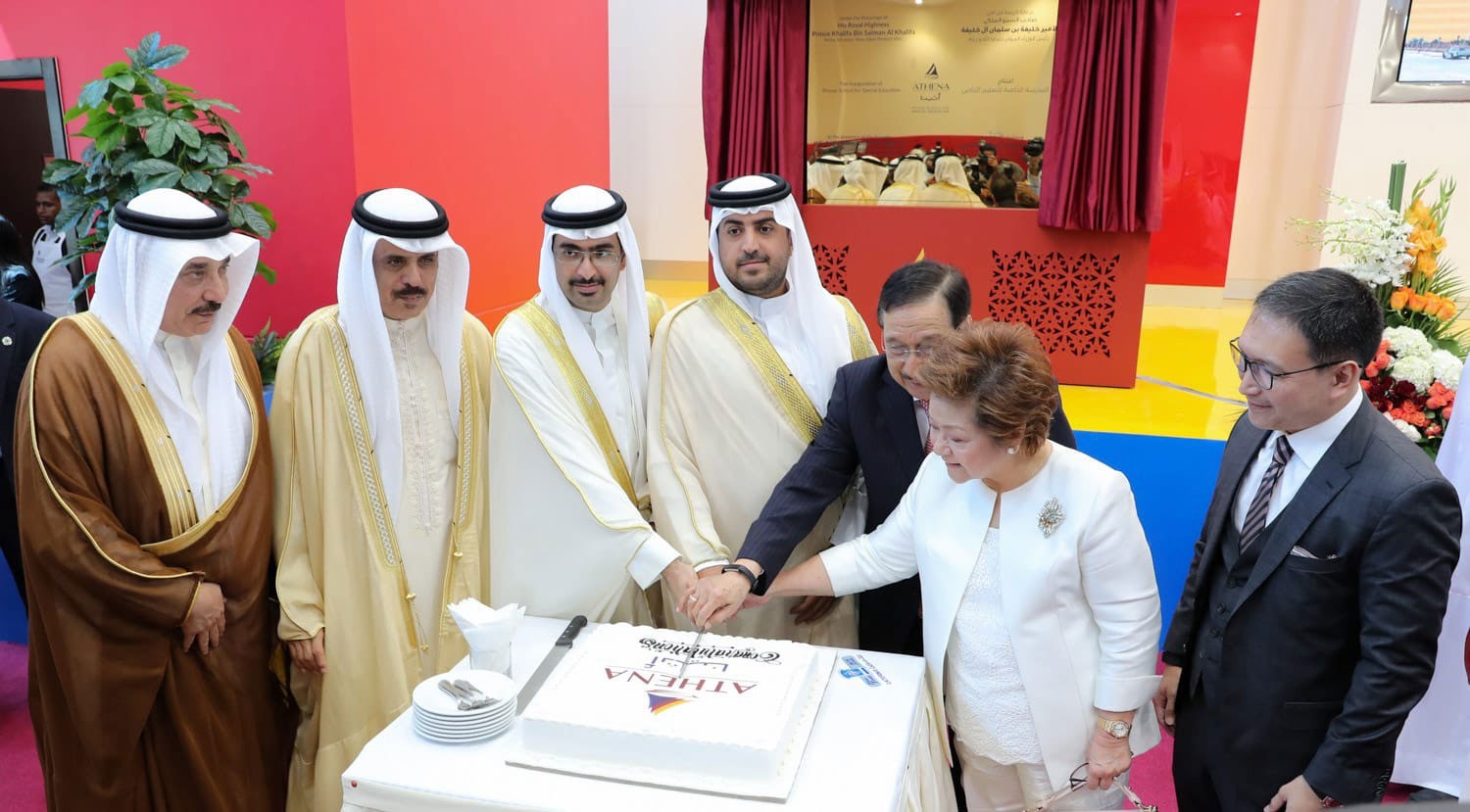 خليفة بن راشد يفتتح مدرسة أثينا الخاصة لتعليم ذوي الاحتياجات الخاصة