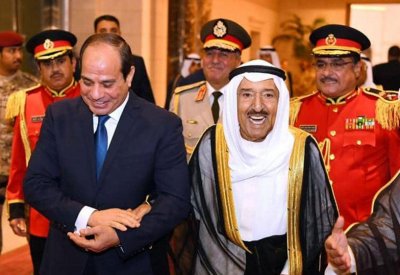 السيسي لأمير الكويت: أمن الخليج من أمن مصر