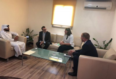 مدير تنفيذ الأحكام يستقبل وفدا من السفارة البريطانية