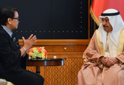 سمو رئيس الوزراء يشيد بمستوى التعاون مع إندونيسيا