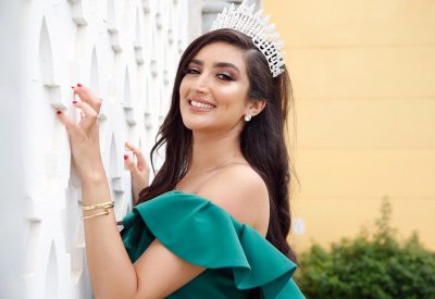 ملكة جمال العرب مكرمة في مصر وتستعد لدخول السينما