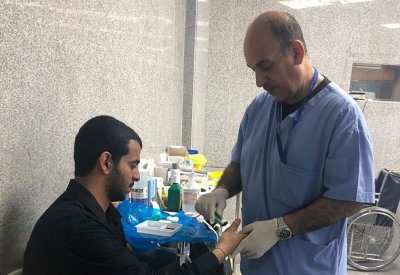 عيادة الإمام الحسين تستقبل 321 حالة خلال أربعة أيام