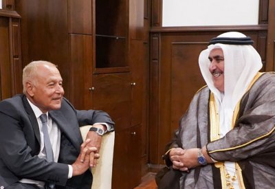 وزير الخارجية يلتقي الأمين العام لجامعة الدول العربية
