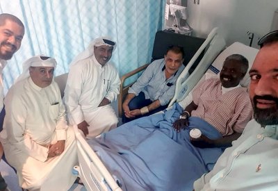 وعكة صحية أدخلت الفنان عبدالله وليد المستشفى