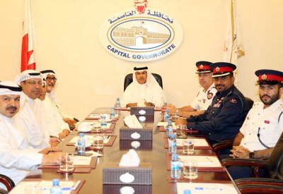 محافظة العاصمة تبحث ترتيبات العزاء المركزي في سترة والمصلى