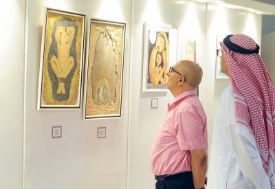 الأثنين اختتام معرض الفنانة الراحلة زكية الدبيخي ب45 عمل