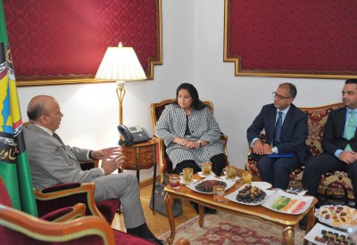 وكيل وزارة الخارجية تجتمع بالأمين العام لمجلس التعاون لدول الخليج العربية  